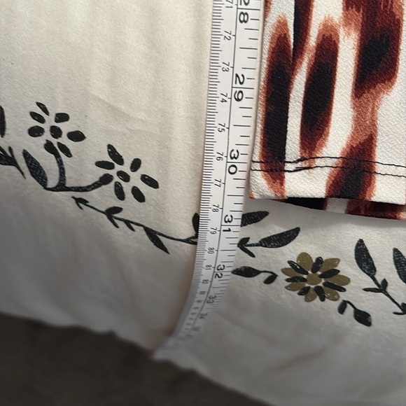 Bold Element Brown and Black Leopard Print Sleeveless Jumpsuit Chain Belt - Picture 16 of 16